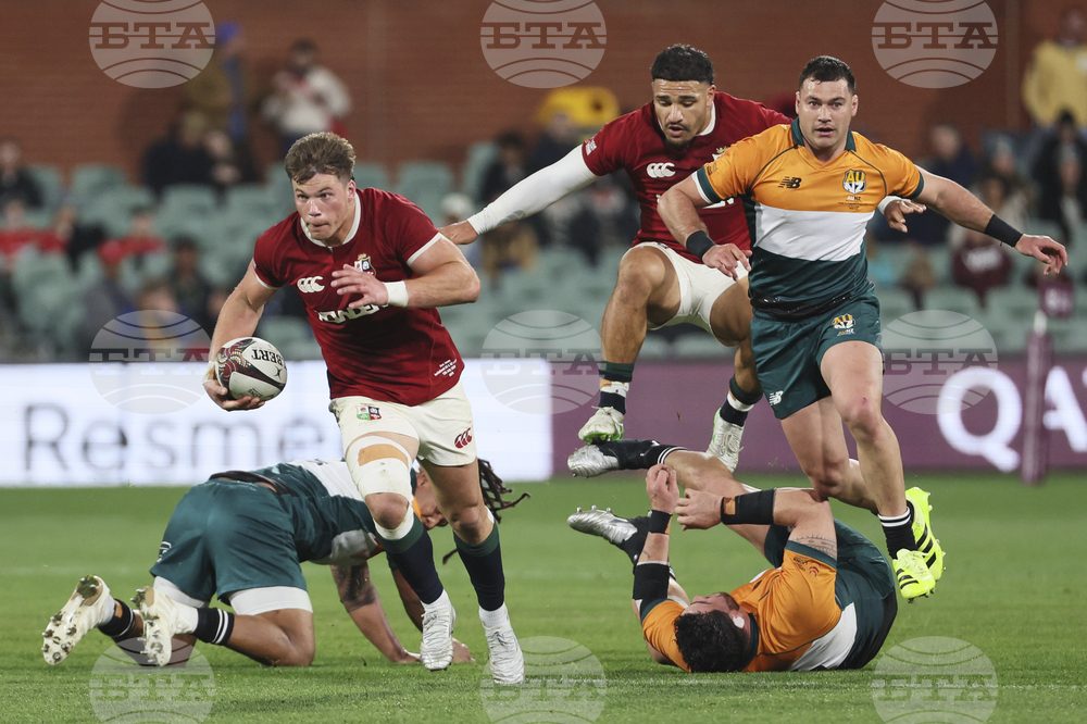 APTOPIX Australia Lions Rugby