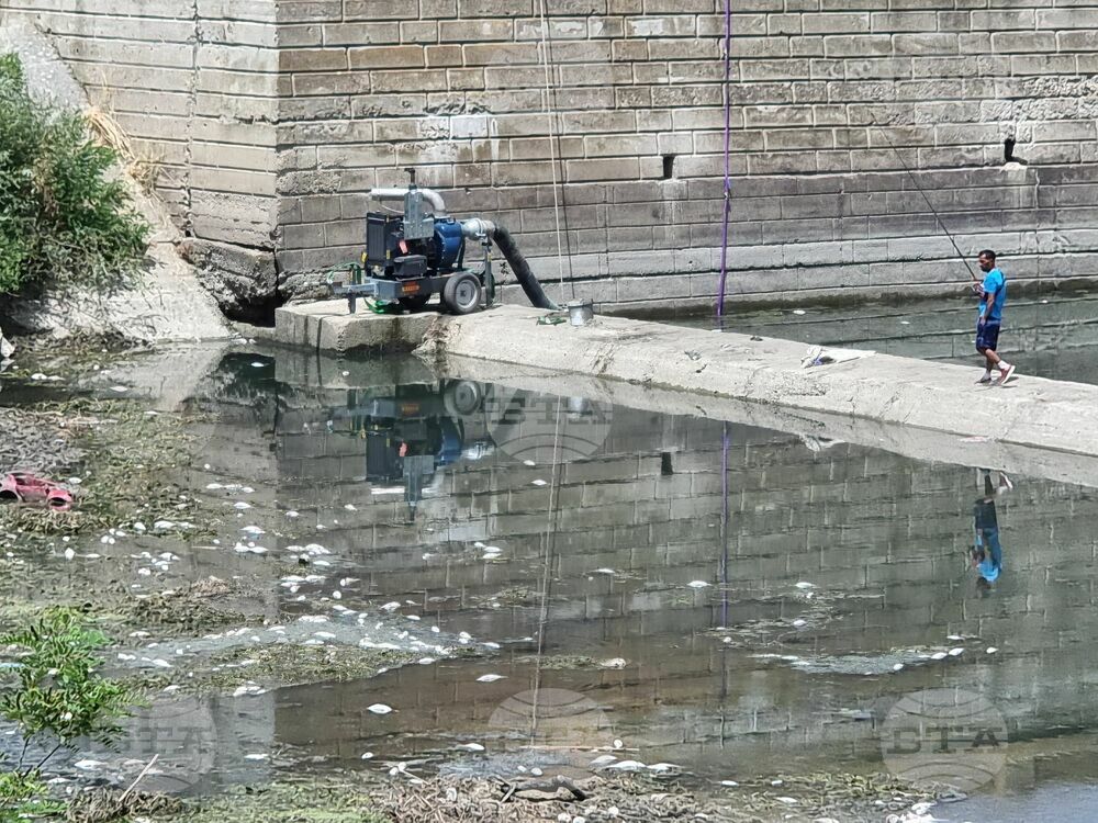 Ямбол - водно съоръжение - ремонт - мъртва риба