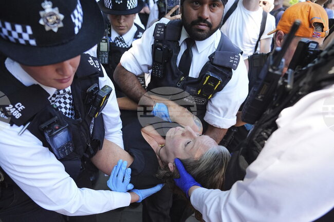 Срещу 3 души във Великобритания бяха повдигнати обвинения в подкрепа на забранената организация „Действие за Палестина“, съобщи полицията