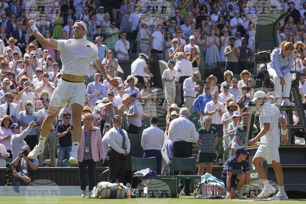 APTOPIX Britain Wimbledon Tennis