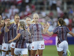 Euro 2025 Poland Denmark Soccer
