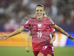 Euro 2025 Poland Denmark Soccer
