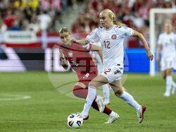 Euro 2025 Poland Denmark Soccer
