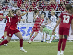 Euro 2025 Poland Denmark Soccer