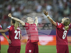 Euro 2025 Poland Denmark Soccer
