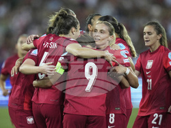 Euro 2025 Poland Denmark Soccer