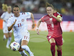 Euro 2025 Poland Denmark Soccer