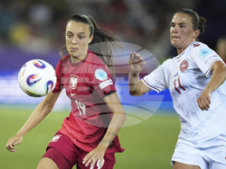 Euro 2025 Poland Denmark Soccer