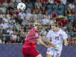 Euro 2025 Poland Denmark Soccer