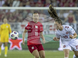 Euro 2025 Poland Denmark Soccer