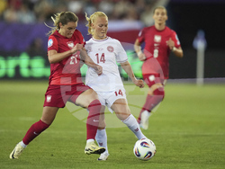 Euro 2025 Poland Denmark Soccer