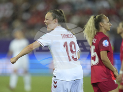 Euro 2025 Poland Denmark Soccer