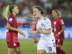 Euro 2025 Poland Denmark Soccer