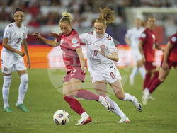 Euro 2025 Poland Denmark Soccer