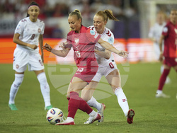 Euro 2025 Poland Denmark Soccer