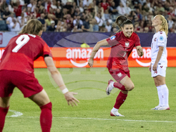 Euro 2025 Poland Denmark Soccer