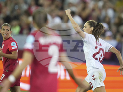Euro 2025 Poland Denmark Soccer