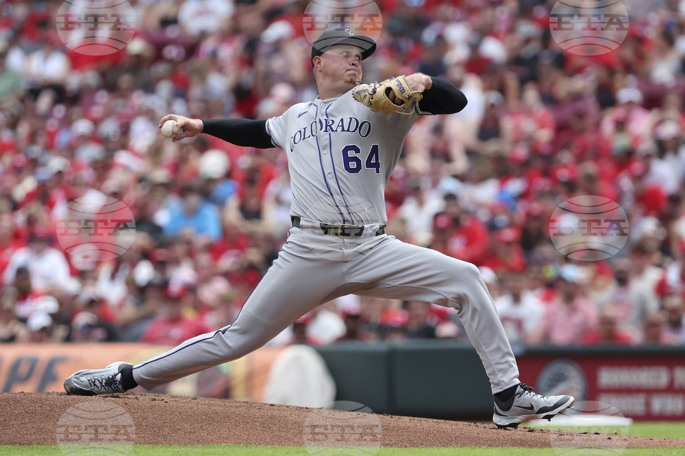 Reds Rockies Baseball