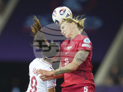 Euro 2025 Poland Denmark Soccer
