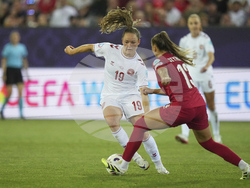 Euro 2025 Poland Denmark Soccer