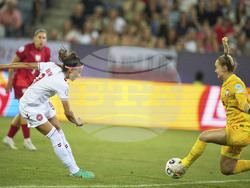 Euro 2025 Poland Denmark Soccer