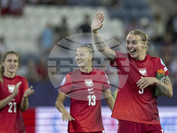 Euro 2025 Poland Denmark Soccer