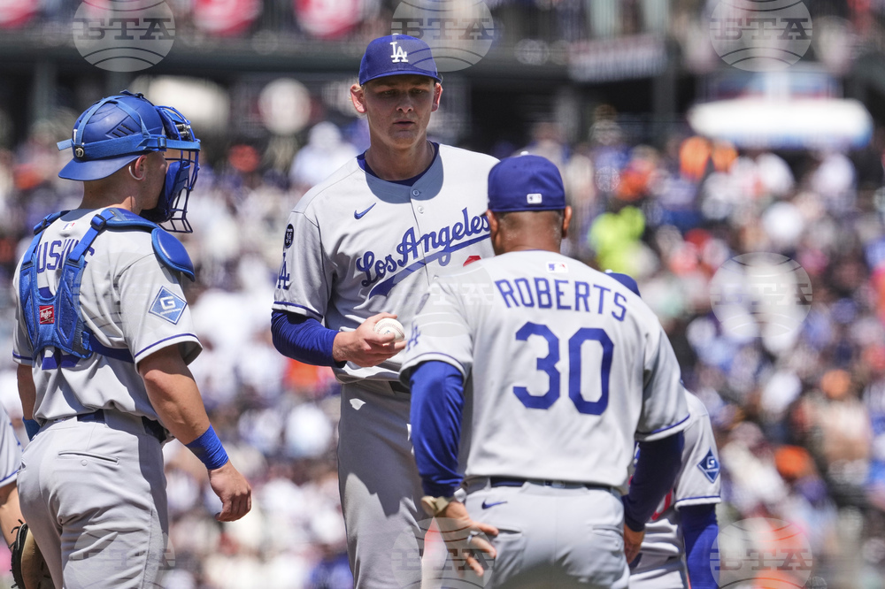 Dodgers Giants Baseball
