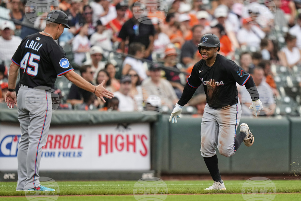 Marlins Orioles Baseball