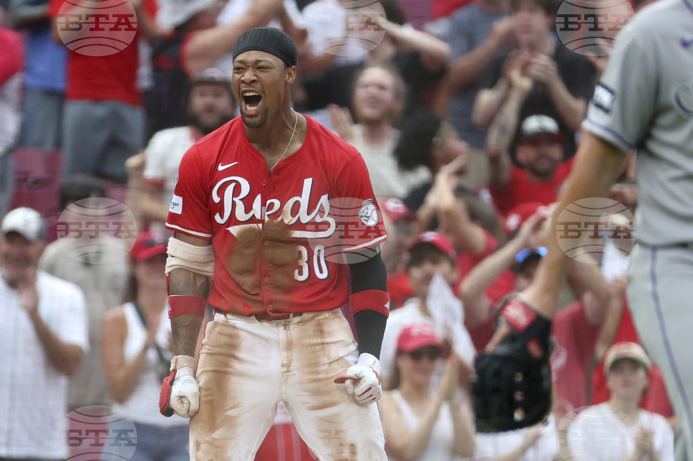 Reds Rockies Baseball