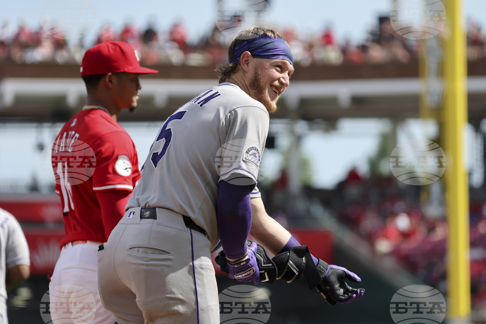 Reds Rockies Baseball