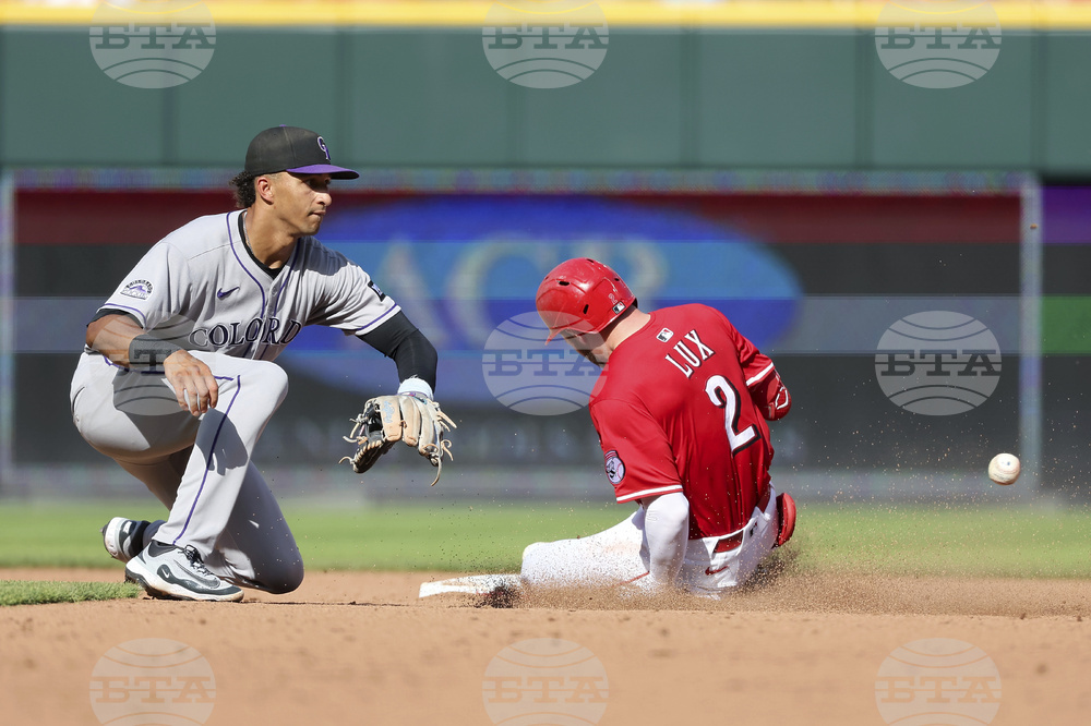 Reds Rockies Baseball