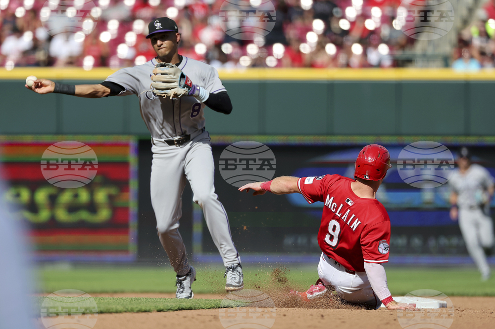 Reds Rockies Baseball