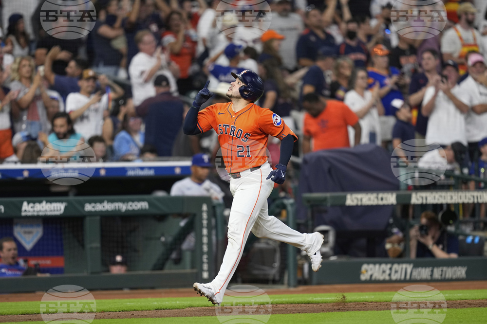 Rangers Astros Baseball