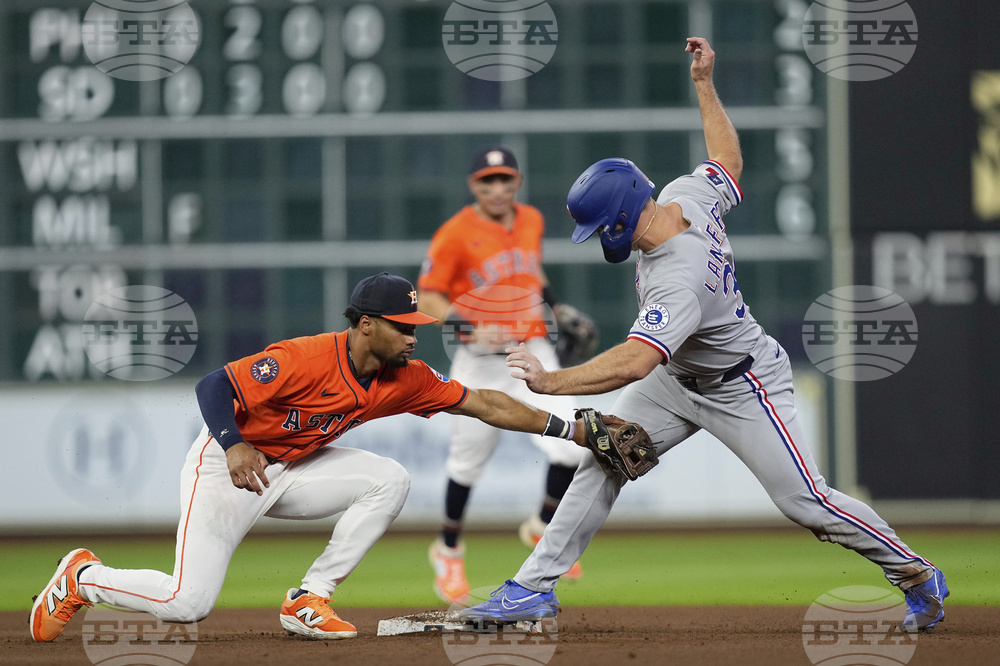 Rangers Astros Baseball