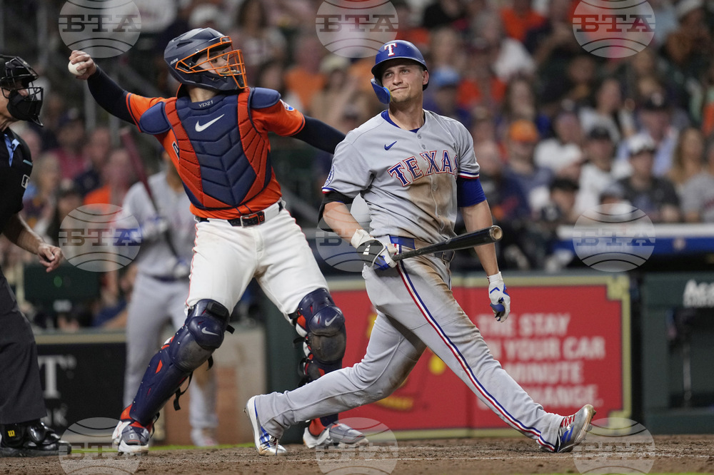 Rangers Astros Baseball