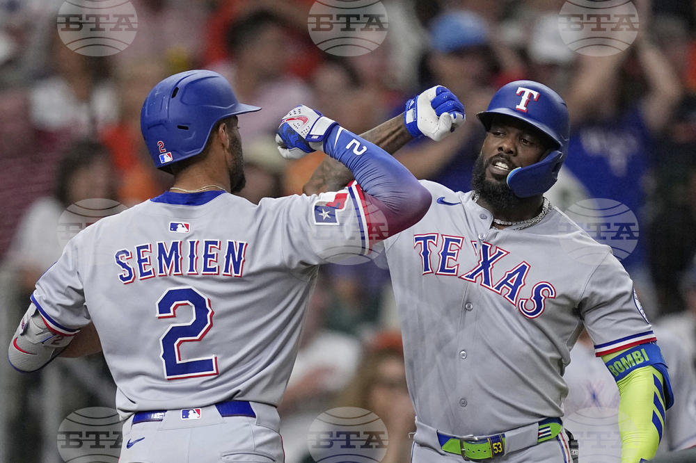 Rangers Astros Baseball