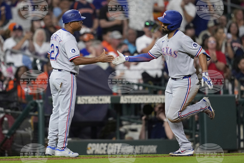 Rangers Astros Baseball