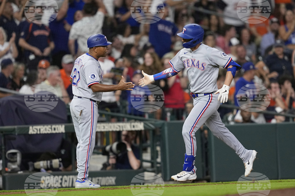 Rangers Astros Baseball