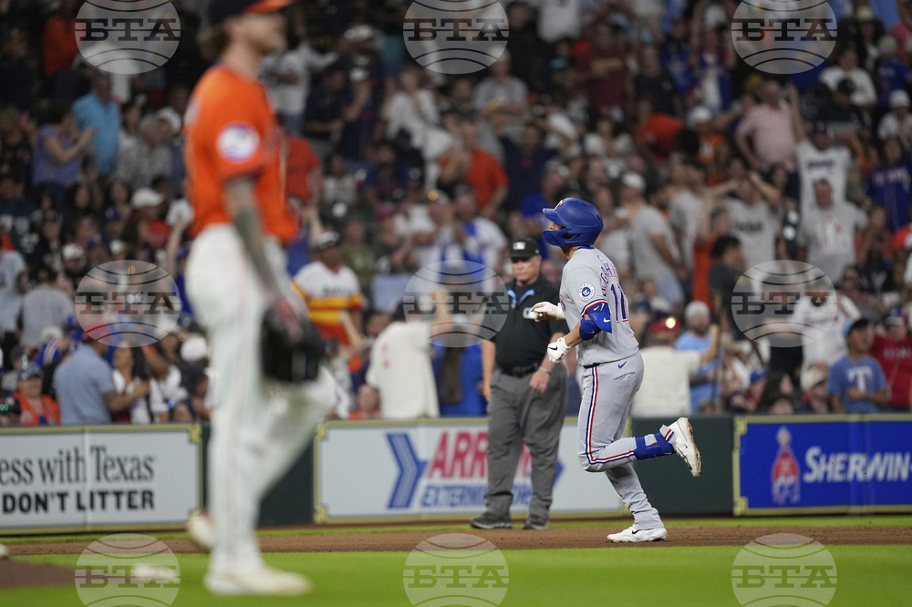 Rangers Astros Baseball