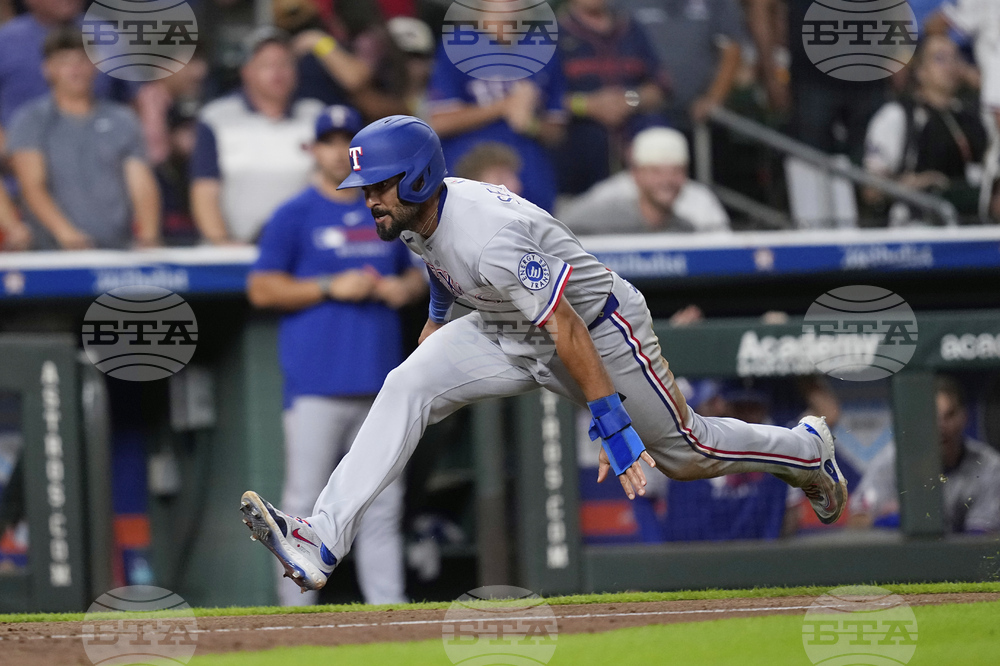 Rangers Astros Baseball