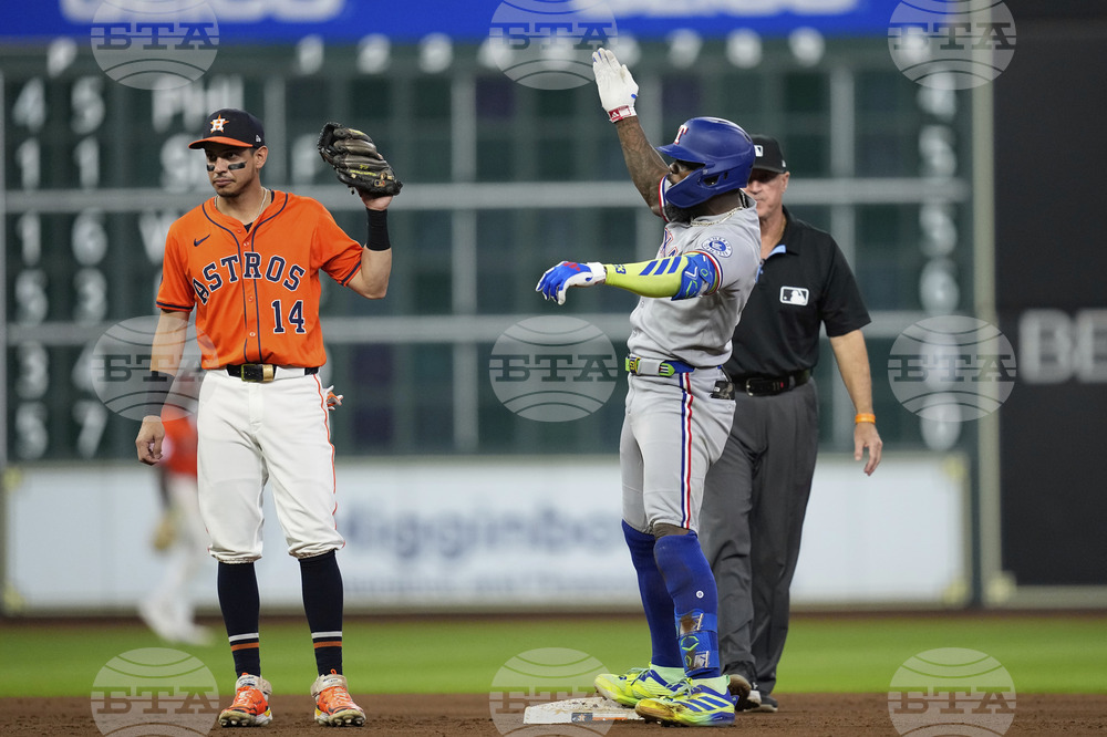 Rangers Astros Baseball