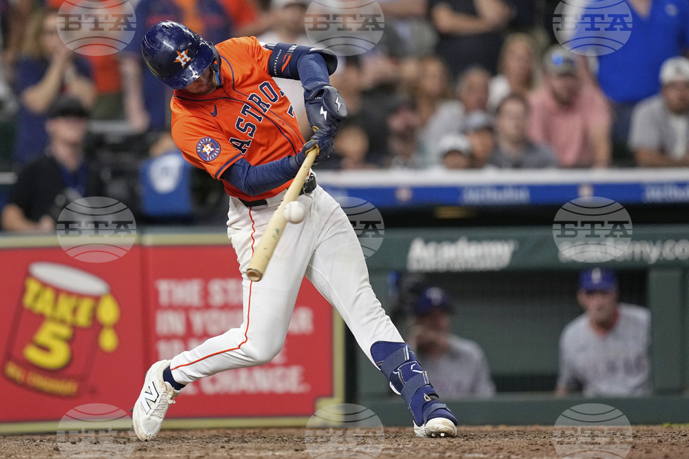 Rangers Astros Baseball