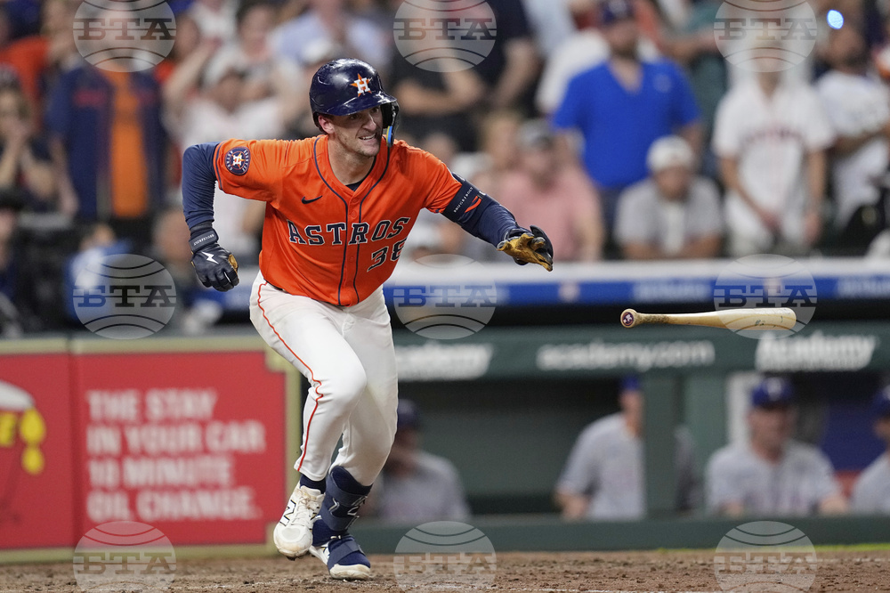 Rangers Astros Baseball