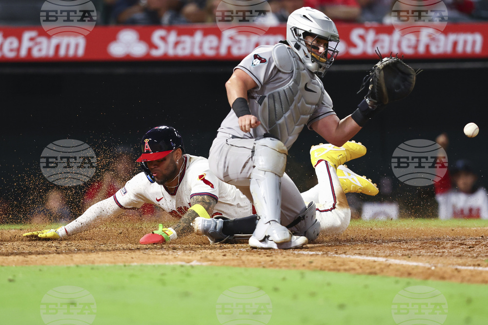 Diamondbacks Angels Baseball
