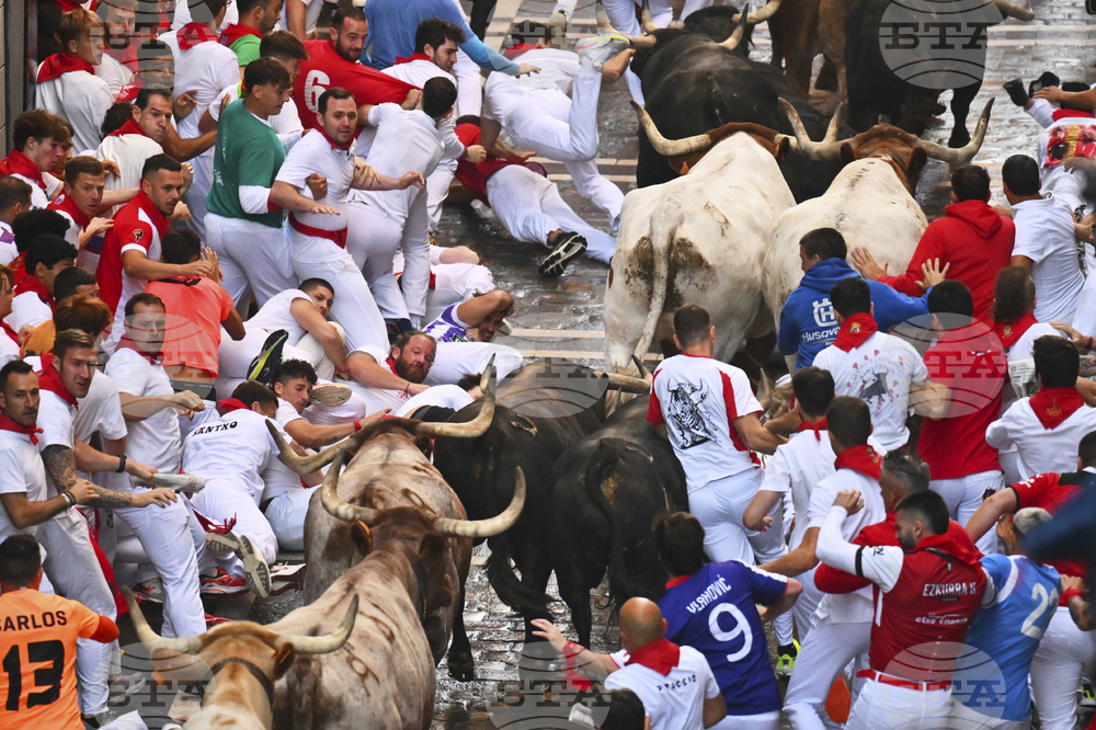 Spain Running of the Bulls