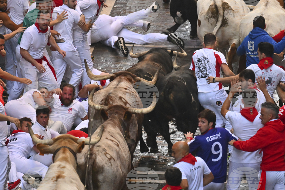 Spain Running of the Bulls