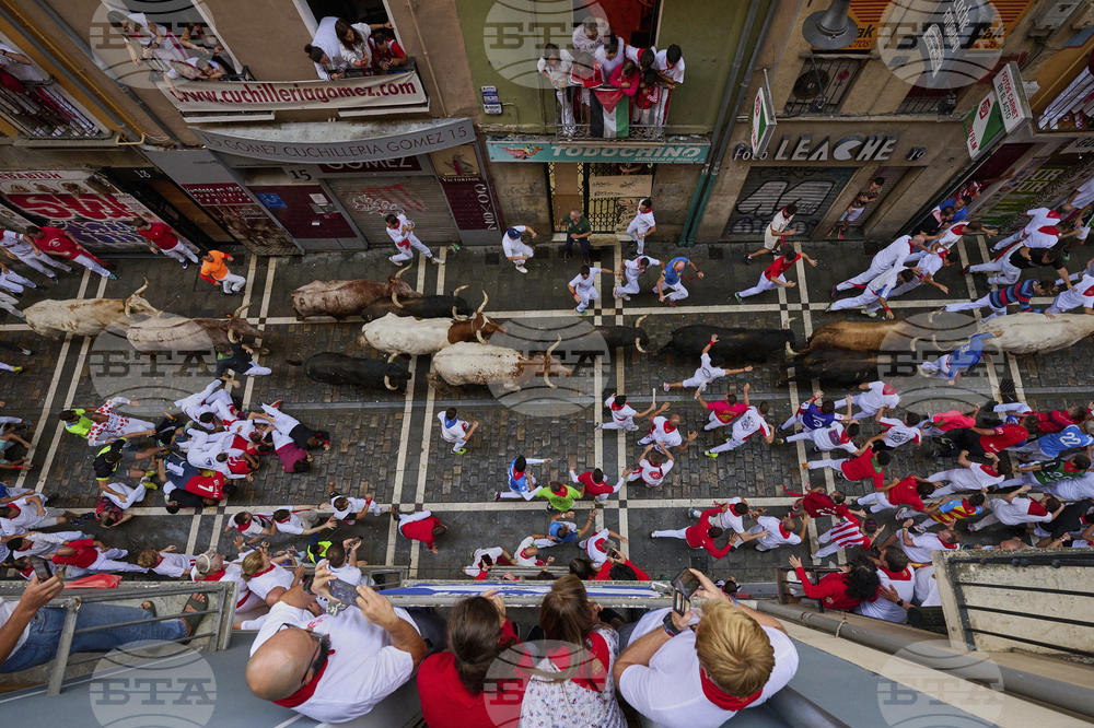 Spain Running of the Bulls