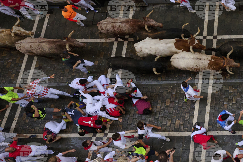 Spain Running of the Bulls