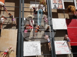 Италия - Рим - Мемориал „Стената на куклите“