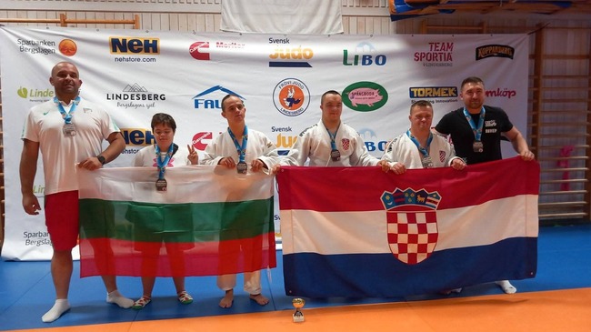 Джудистите със Синдром на Даун завоюваха два медала от Европейското първенство в Швеция